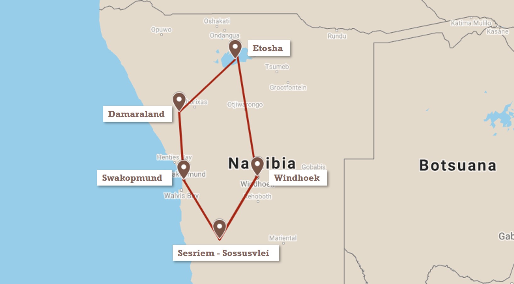 Viaje exclusivo a Namibia | Mi Mundo Travel Planner